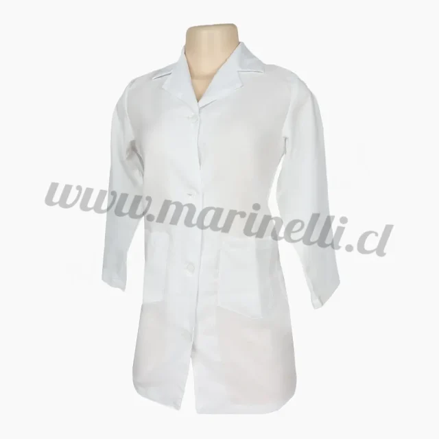 Delantal Blanco Escolar Niña