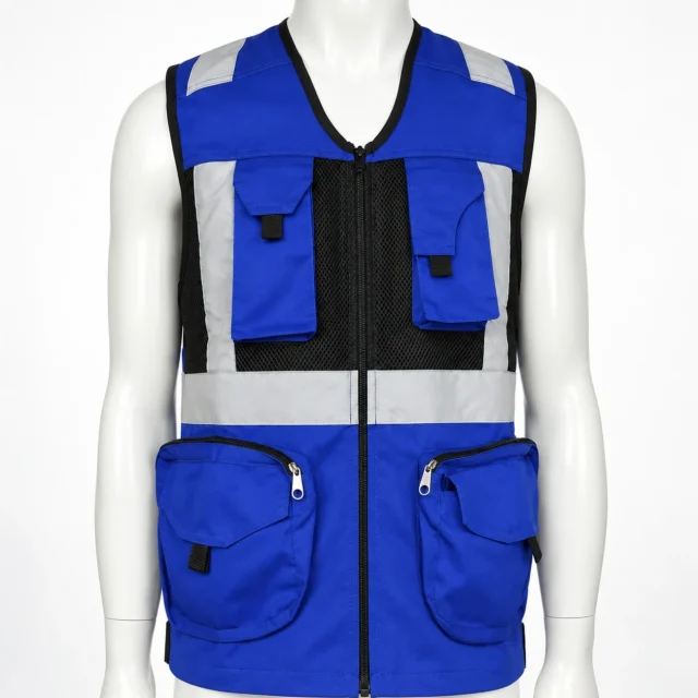 chaleco geologo gabardina azul unisex (4)