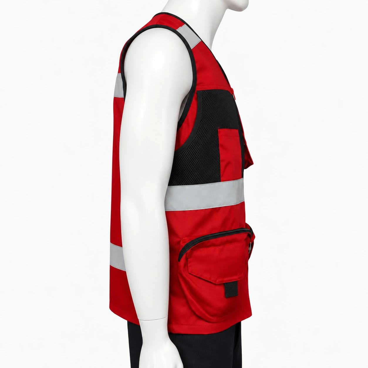 chaleco geologo gabardina rojo (3)
