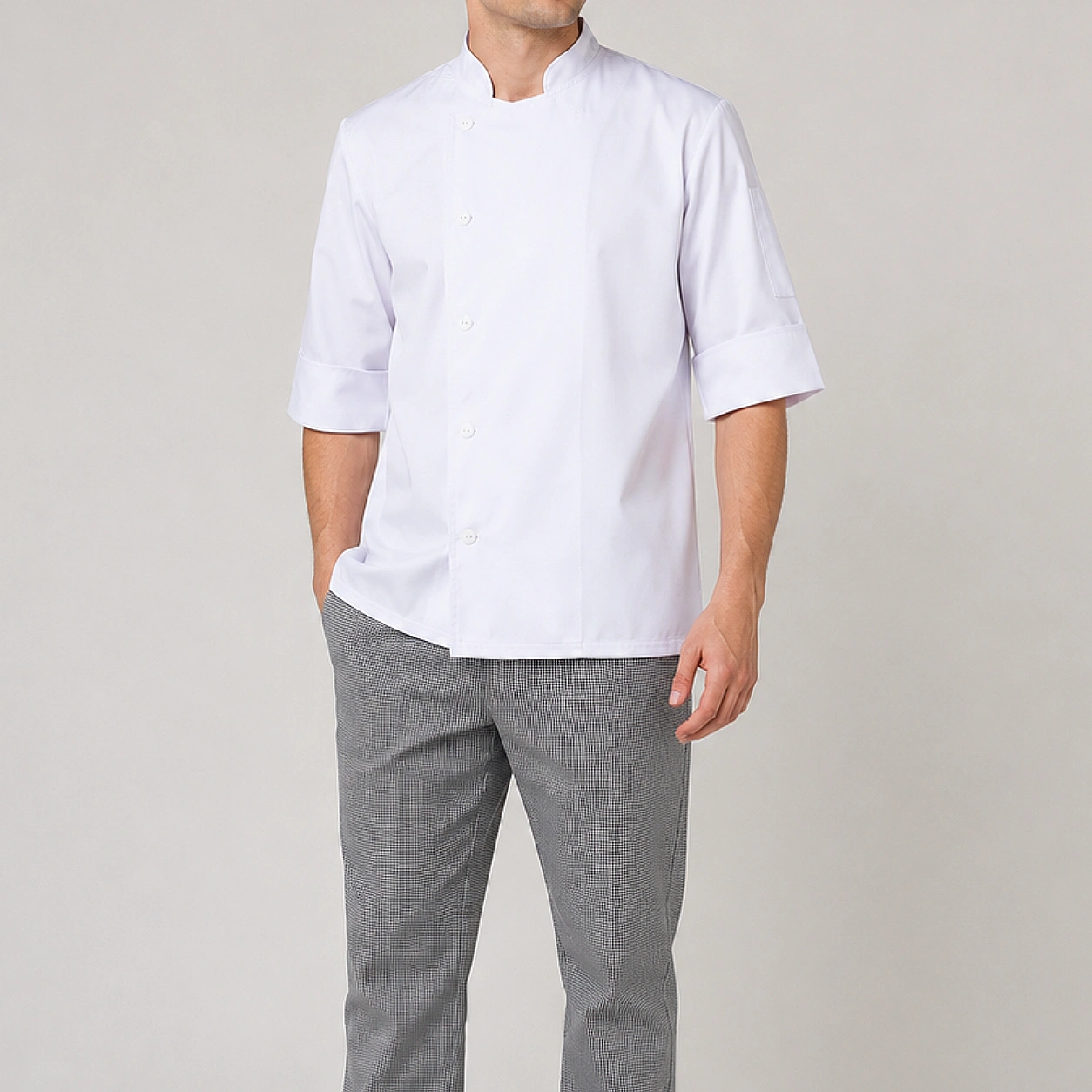 chaqueta chef boton blanca unisex (2)