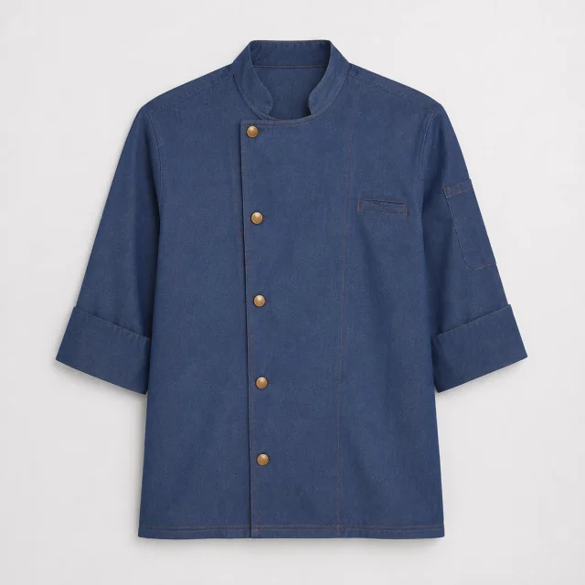 chaqueta chef boton mezclilla unisex (3)