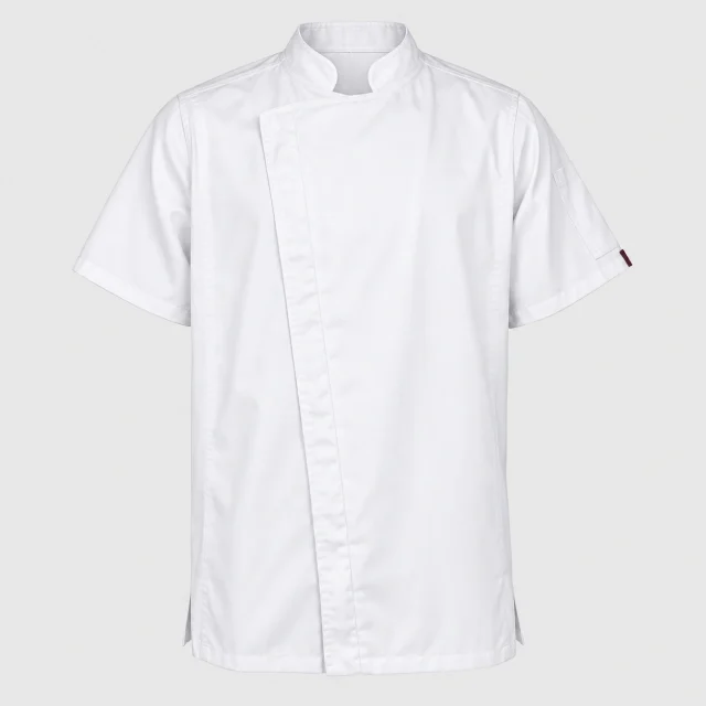 chaqueta chef cierre manga corta blanco marinelli (4)