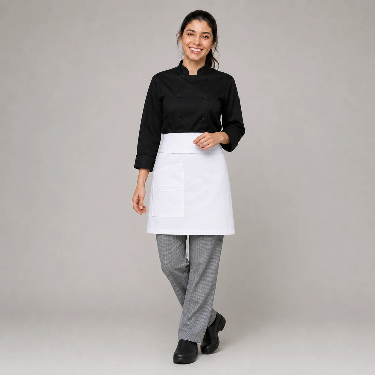 mandil corto blanco gabardina (1)