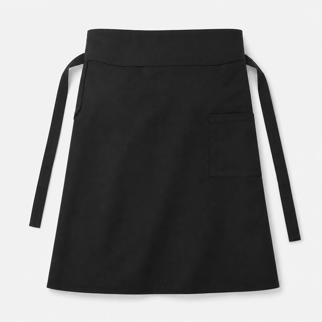 mandil largo negro gabardina marinelli (1)