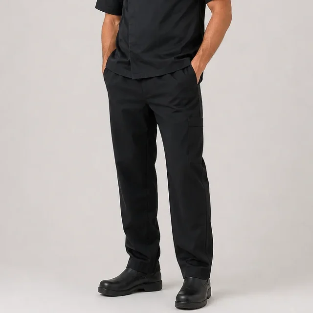 pantalon chef negro unisex marinelli (3)