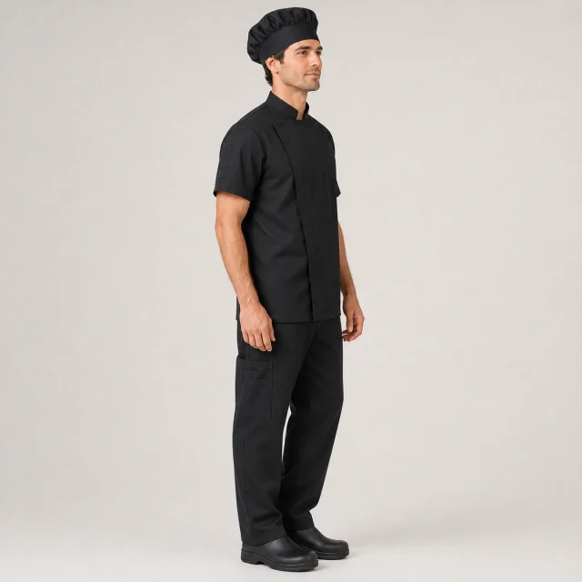 pantalon chef negro unisex marinelli