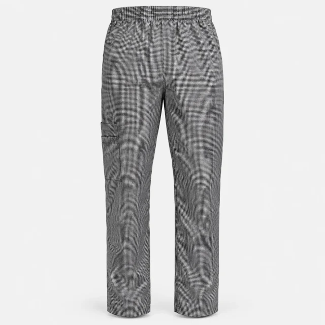 pantalon cocina negro blanco pie de poule chef marinelli (10)