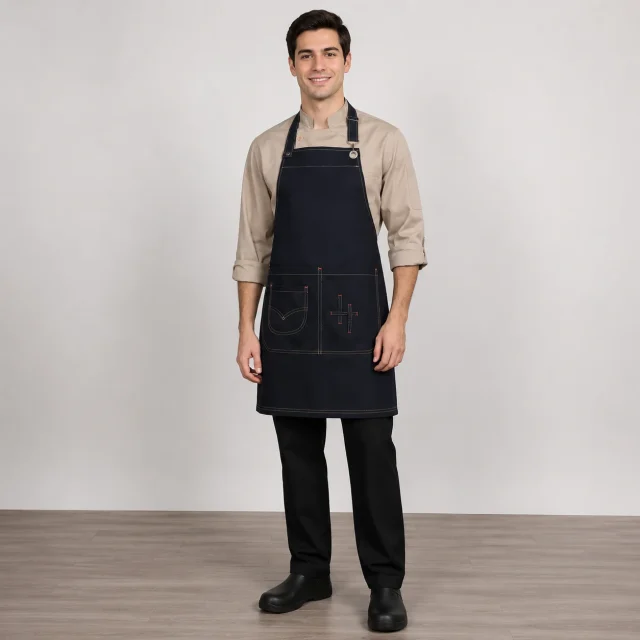 pechera jeans azul marino delantal denim barista (1)