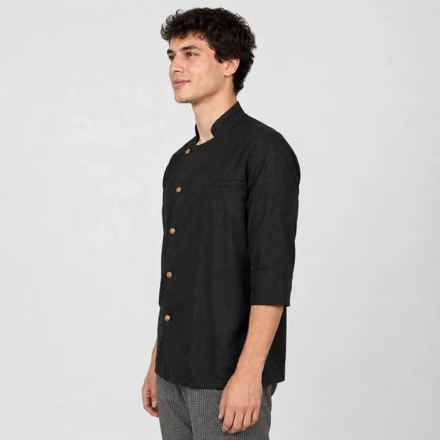 chaqueta chef mezclilla boton oscura (2)