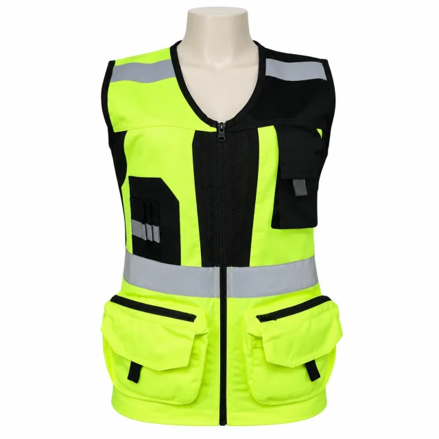 chaleco geologo verde fosforescente dama (5)