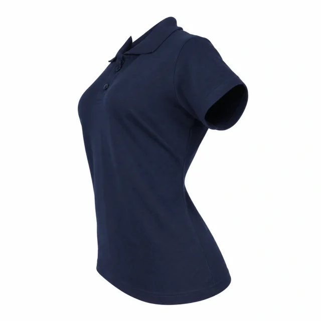 polera pique azul marino dama manga corta (4)