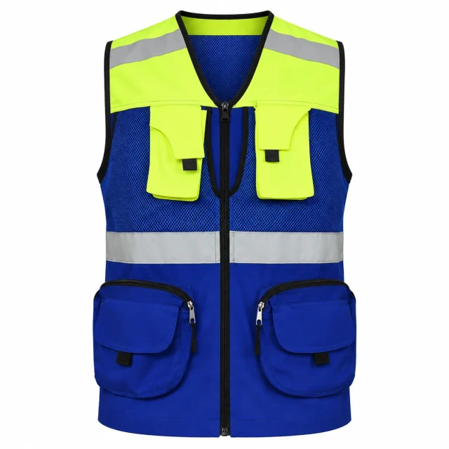 chaleco geologo gabardina verde azul unisex (4)