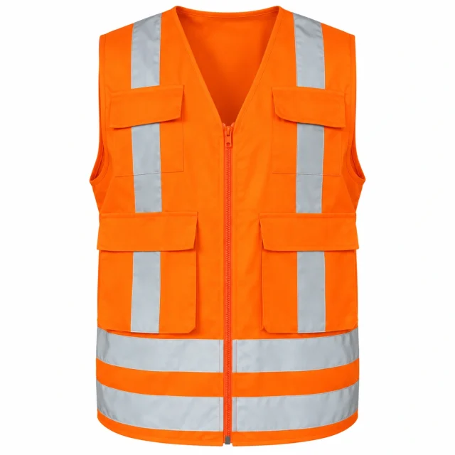 chaleco geologo naranjo reflectante unisex (2)