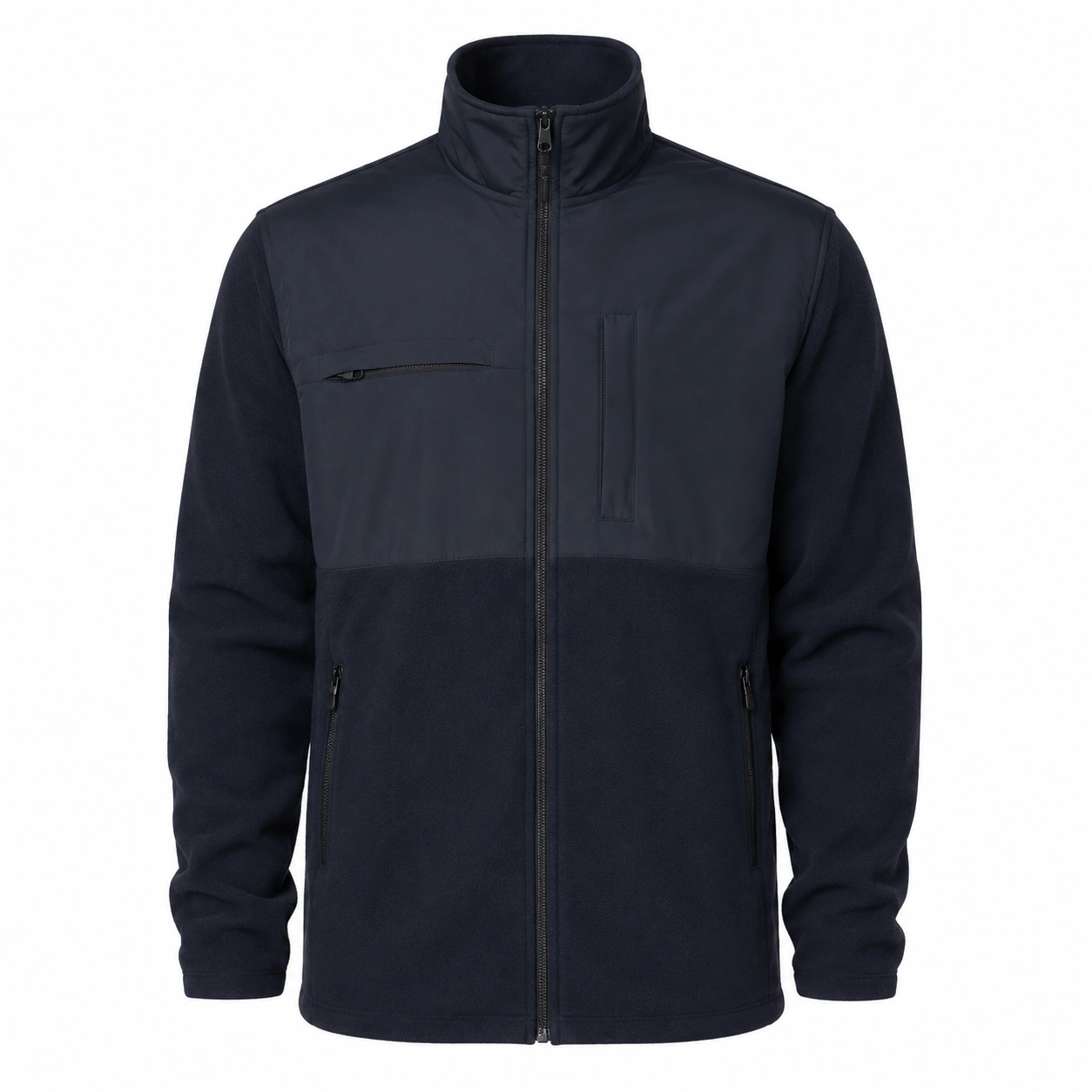 chaqueta polar ejecutiva azul marino (1)