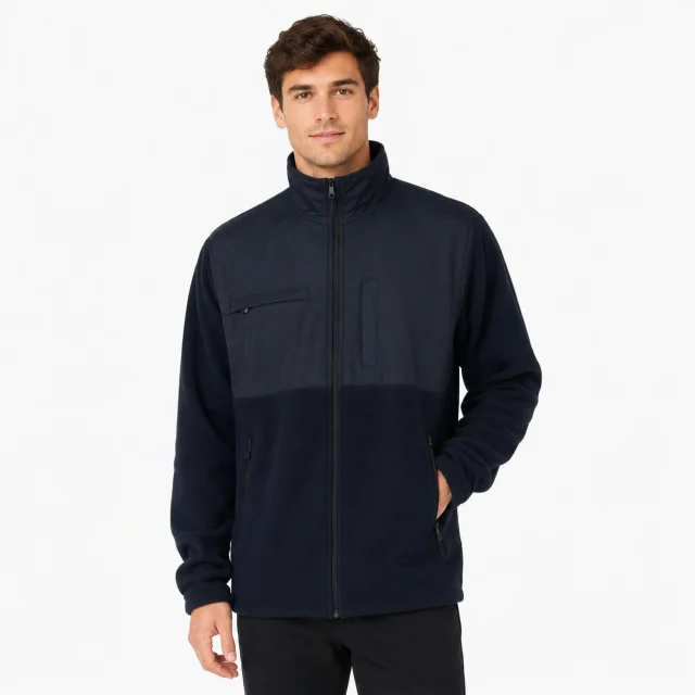 chaqueta polar ejecutiva azul marino (2)