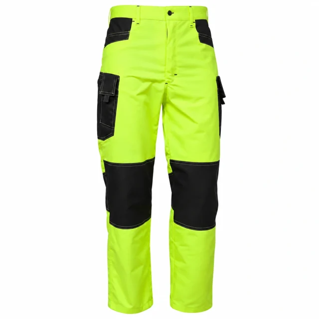 pantalon cargo verde reflectante gris seguridad (3)