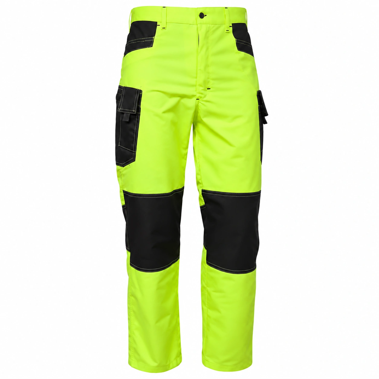 pantalon cargo verde reflectante gris seguridad (3)