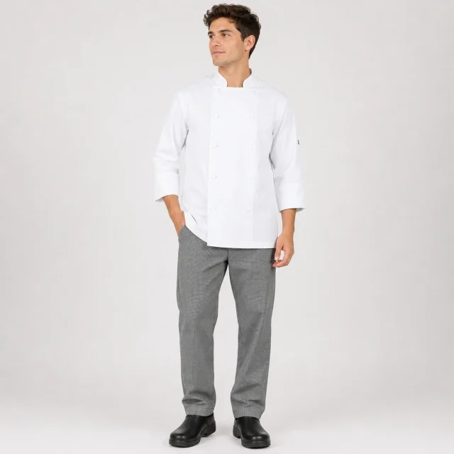 chaqueta chef doble boton blanca marinelli (3)