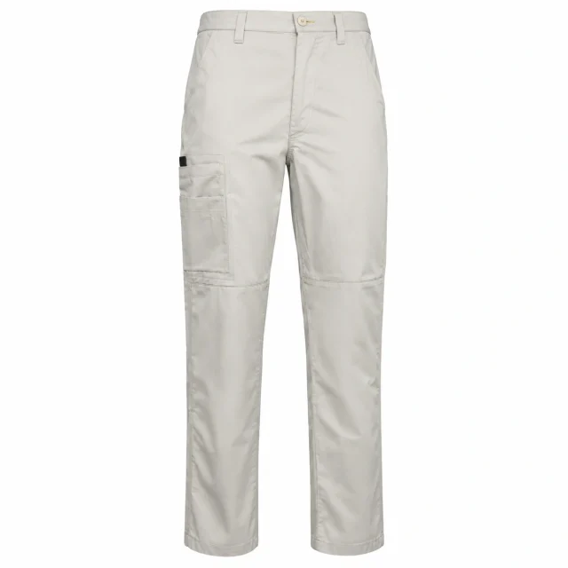 pantalon cargo beige gabardina uniforme