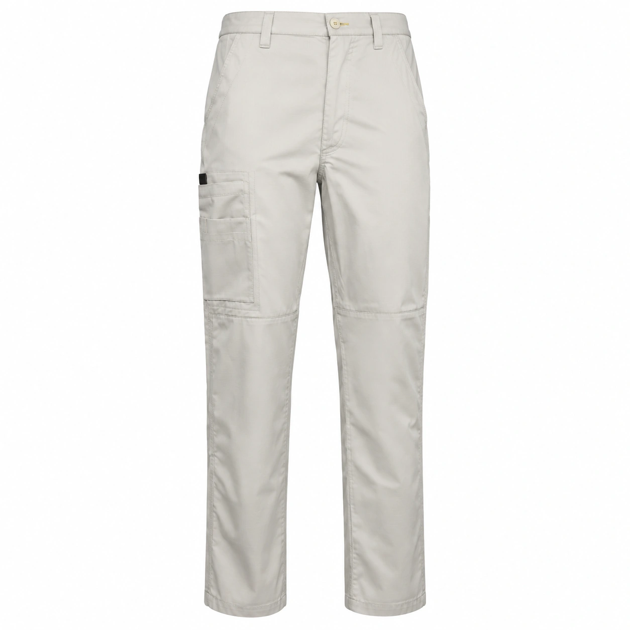 pantalon cargo beige gabardina uniforme