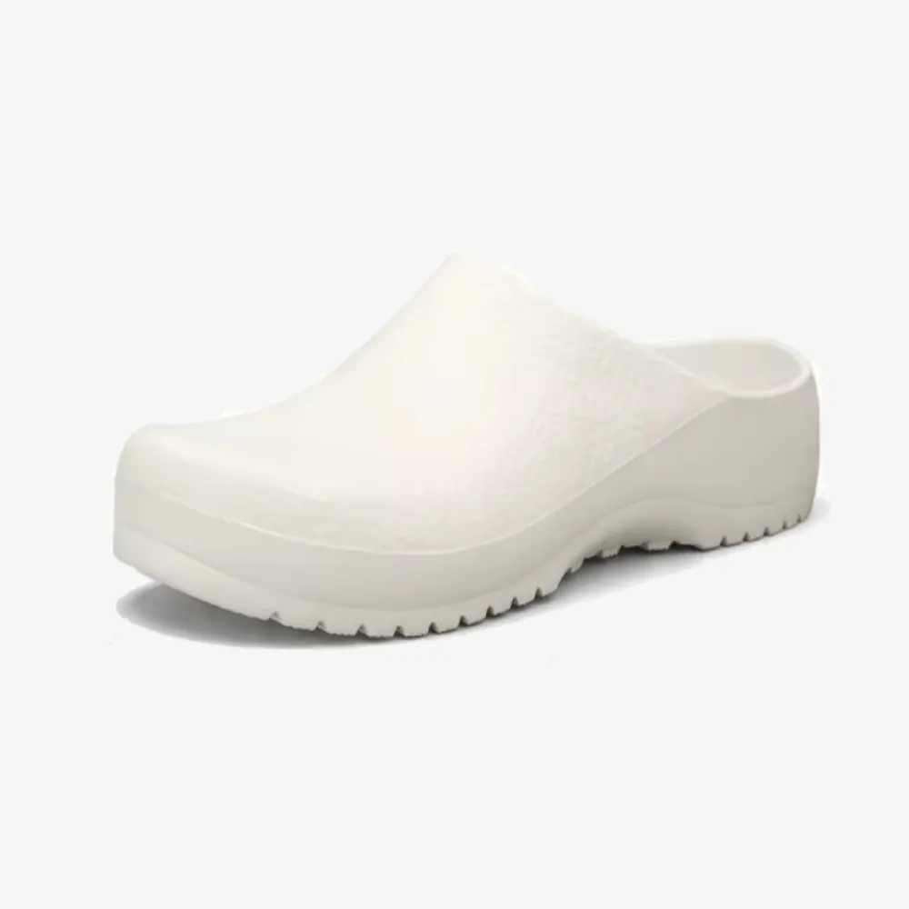 Zuecos de Cocina Blancos Antideslizantes
