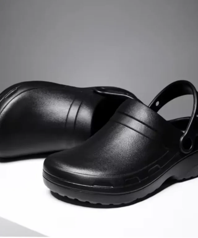 zuecos cocina antideslizantes negros blanco unisex marinelli 3