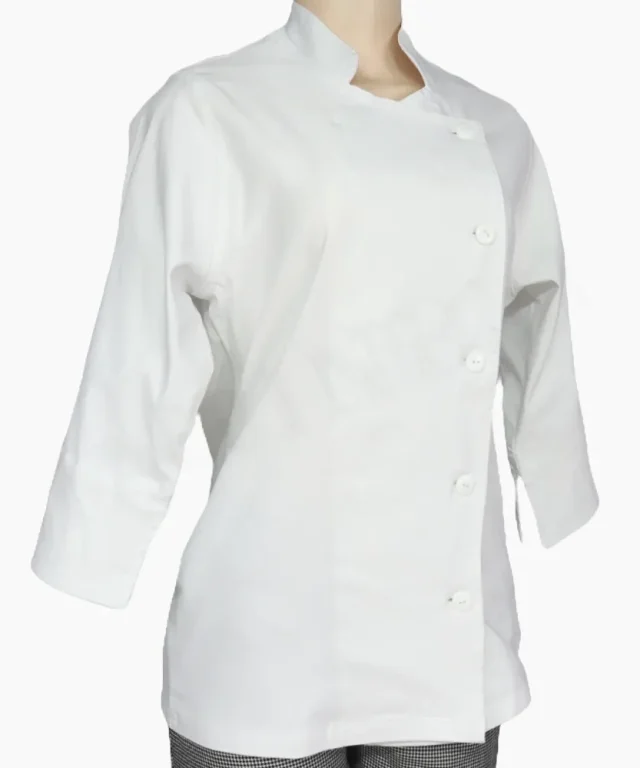 chaqueta chef dama blanca blanco negra negro gastronomica marinelli 28