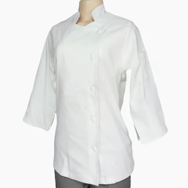 chaqueta chef dama blanca blanco negra negro gastronomica marinelli 31