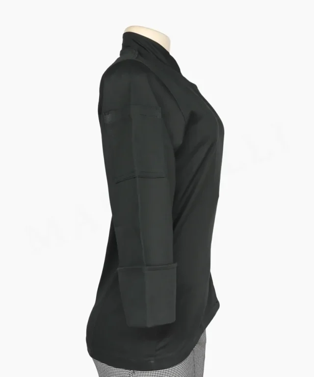 chaqueta chef dama blanca blanco negra negro gastronomica marinelli 41