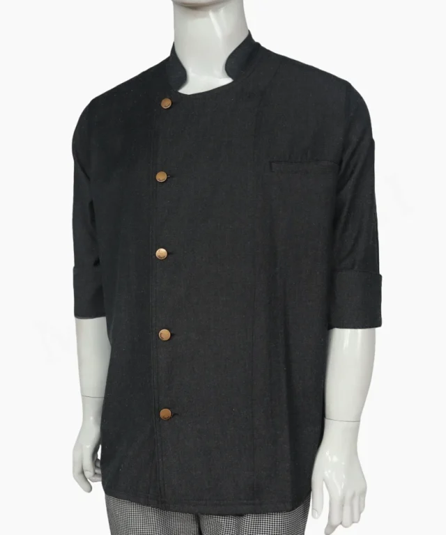 chaqueta chef unisex blanca blanco negra negro gastronomica marinelli 16