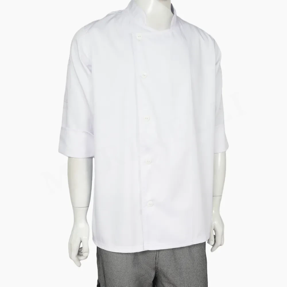 Chaqueta Chef Blanca Unisex con Botones