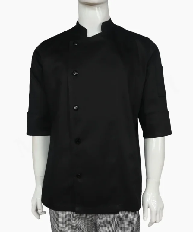 chaqueta chef unisex blanca blanco negra negro gastronomica marinelli 40