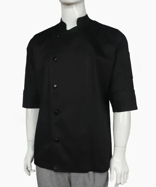chaqueta chef unisex blanca blanco negra negro gastronomica marinelli 44