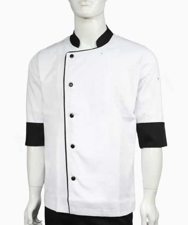 chaqueta chef unisex blanca blanco negra negro gastronomica marinelli 6