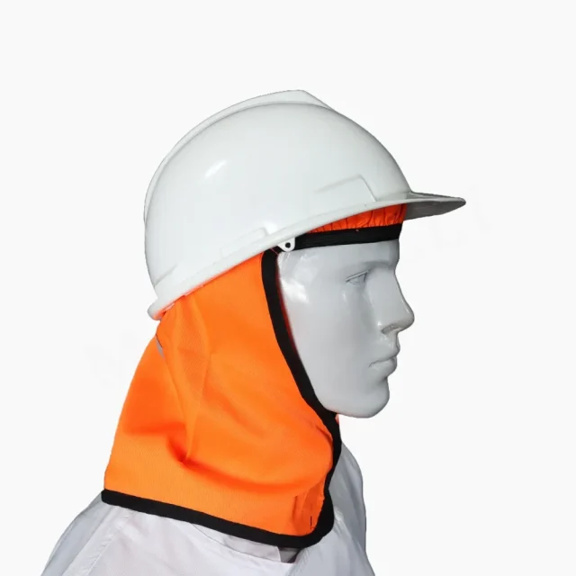 Cubre Casco Naranjo Fosforescente