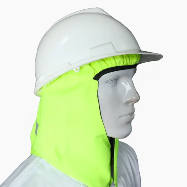 Cubre Casco Verde Fosforescente