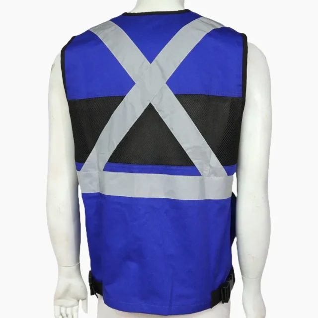 Chaleco Geólogo Gabardina Azul Unisex