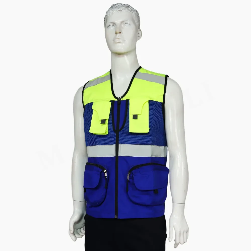 Chaleco Geólogo Gabardina Verde Azul Unisex - Imagen 5