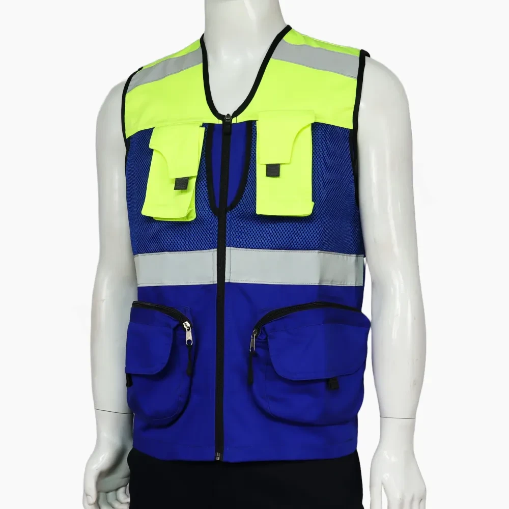 Chaleco Geólogo Gabardina Verde Azul Unisex - Imagen 4