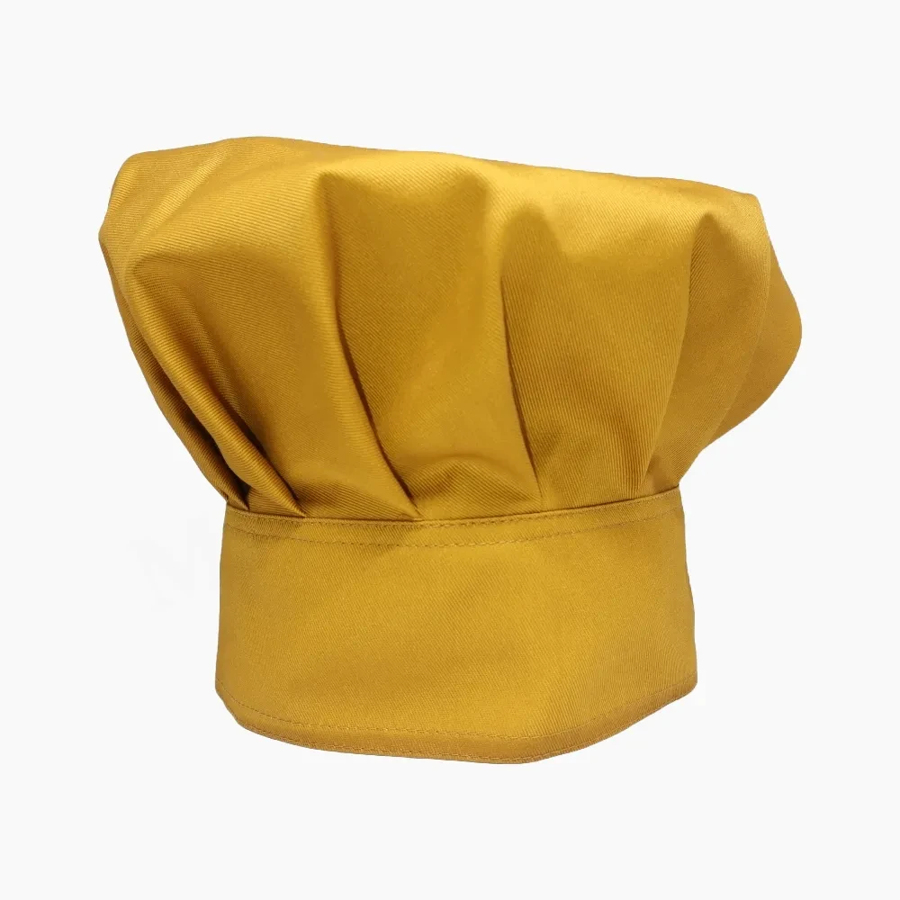 Gorro Champiñon Gabardina Mostaza con Velcro - Imagen 2