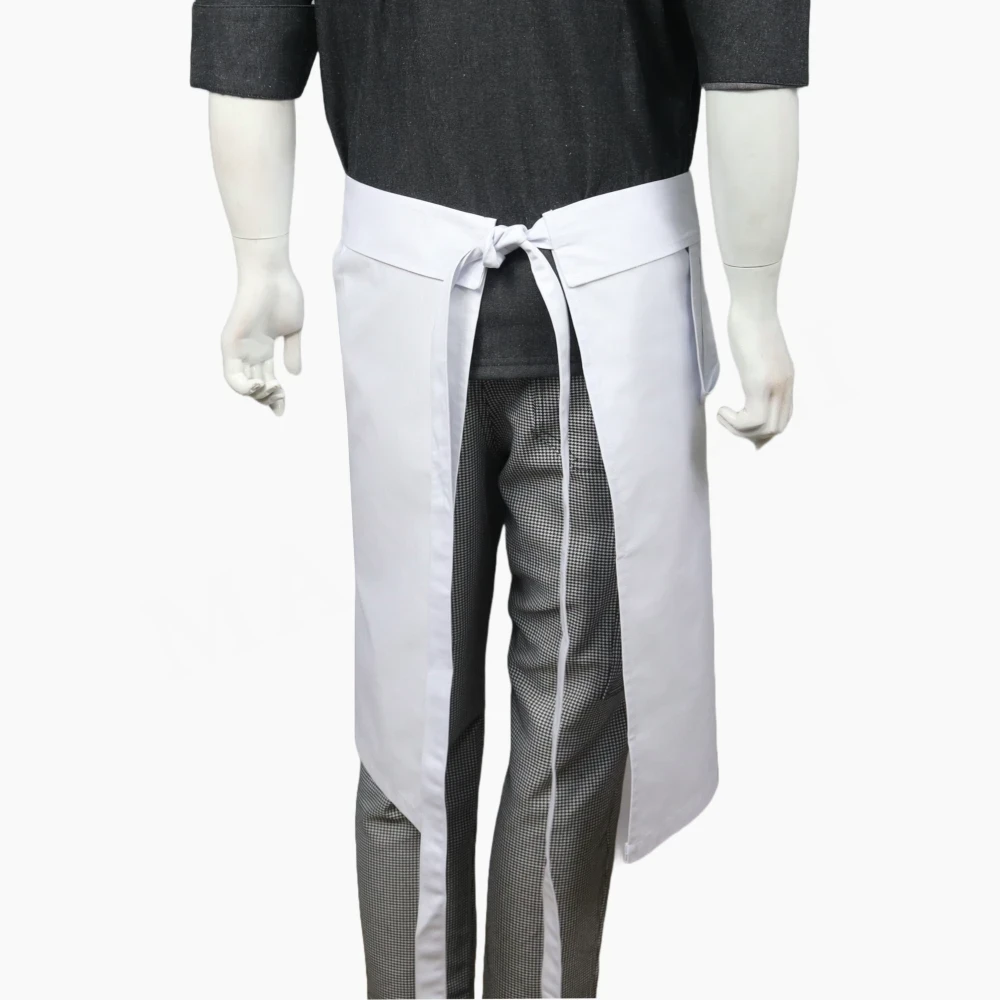 Mandil Largo Blanco Gabardina - Imagen 7