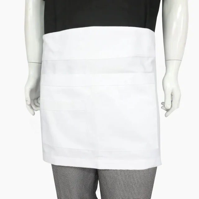 Mandil Corto Blanco Dacrón