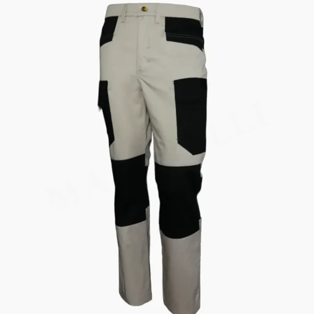 Pantalon Cargo Beige Negro Unisex