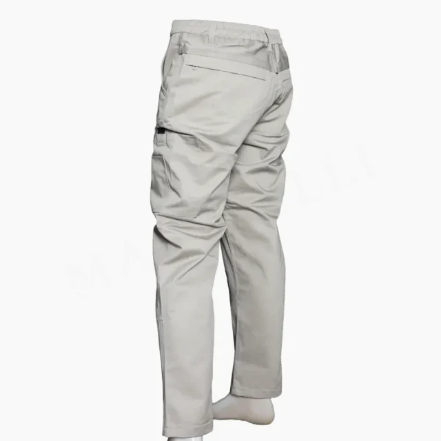 Pantalón Cargo Beige Gabardina Unisex
