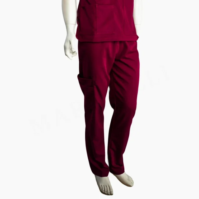 Pantalón Clínico Burdeo Unisex