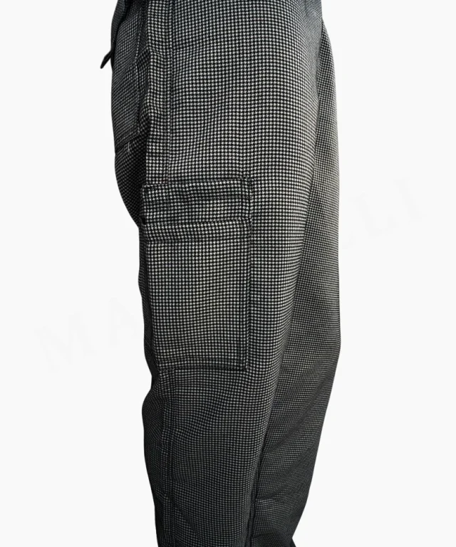 pantalon cocina negro blanco pie de poule chef marinelli 10
