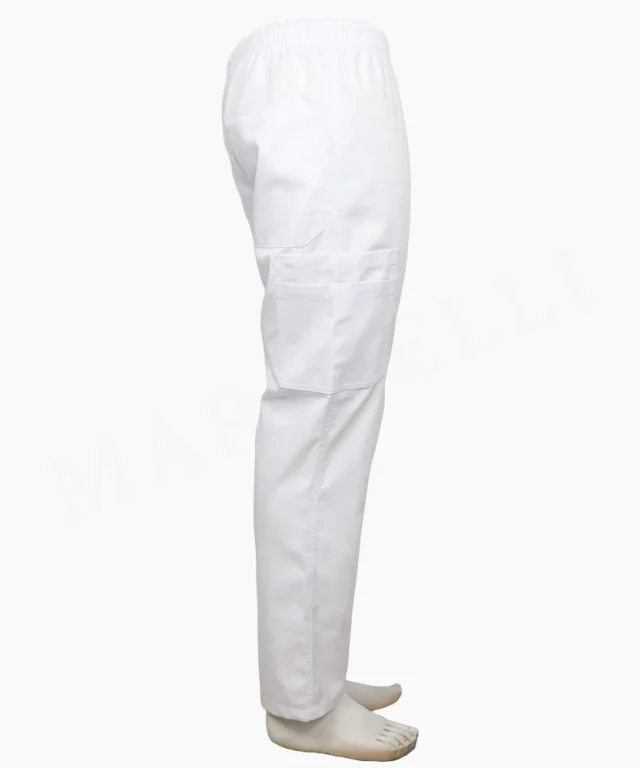 pantalon cocina negro blanco pie de poule chef marinelli 3