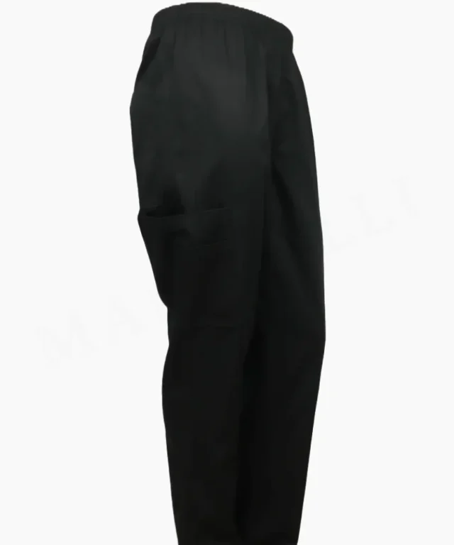 pantalon cocina negro blanco pie de poule chef marinelli 8