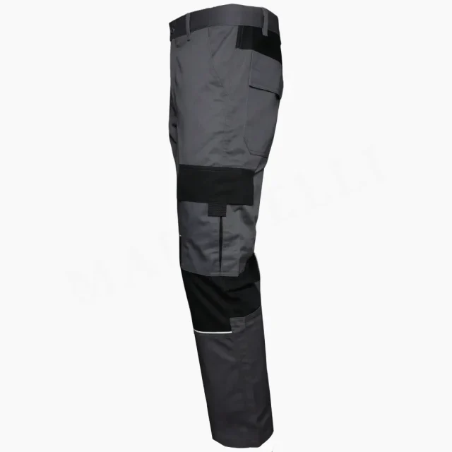 Pantalón Cargo Gris Negro