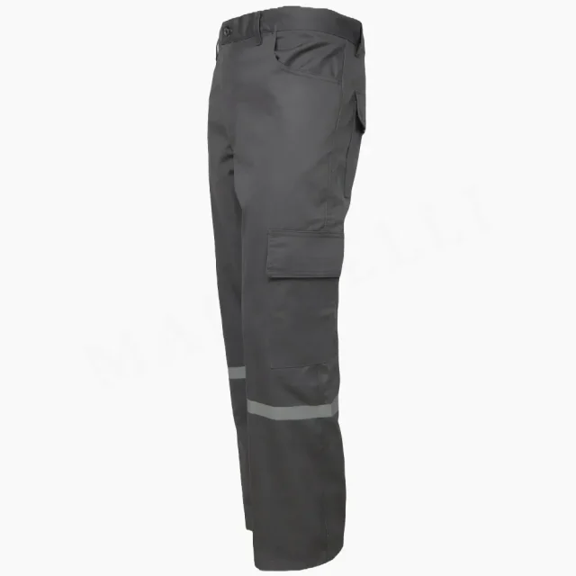 Pantalón Cargo Gris Reflectante Unisex